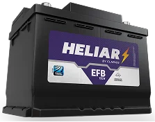 Bateria automotiva Heliar EFB