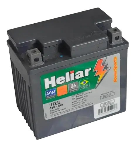 Bateria para moto Heliar HTZ6L