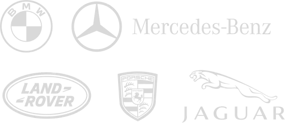 Marcas de veículos premium atendidas: BMW, Mercedes-Benz, Land Rover, Porsche e Jaguar